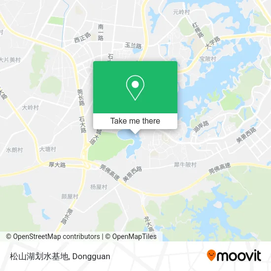 松山湖划水基地 map