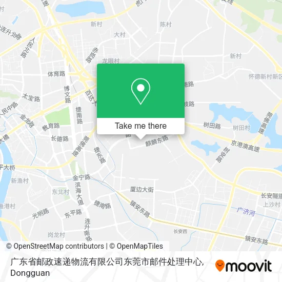 广东省邮政速递物流有限公司东莞市邮件处理中心 map