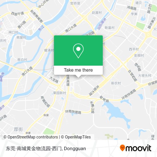 东莞·南城黄金物流园-西门 map
