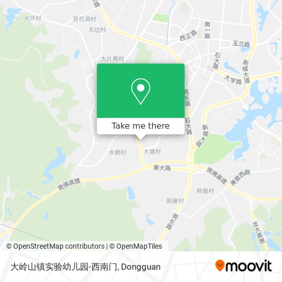 大岭山镇实验幼儿园-西南门 map