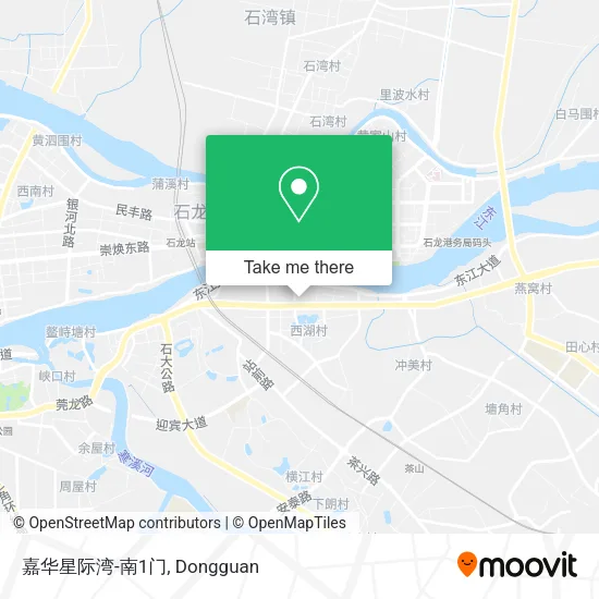 嘉华星际湾-南1门 map