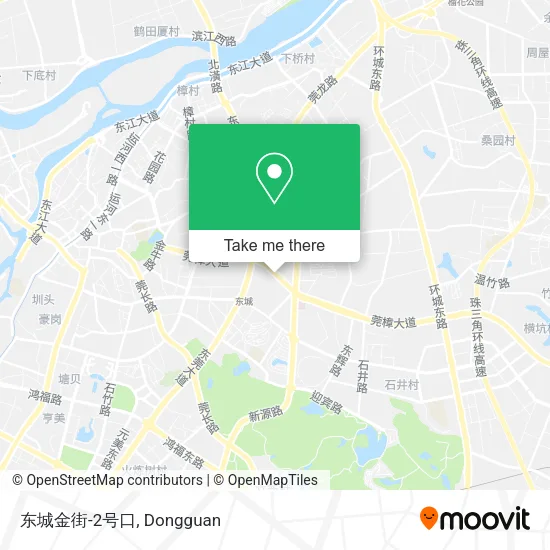 东城金街-2号口 map