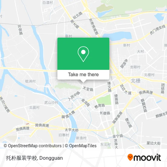 托朴服装学校 map