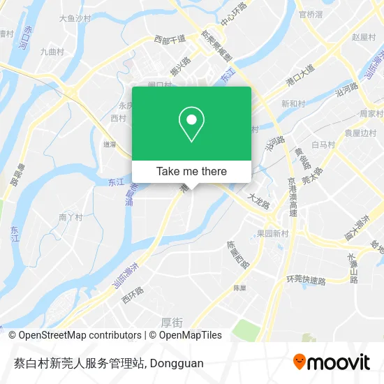 蔡白村新莞人服务管理站 map