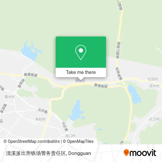 清溪派出所铁场警务责任区 map