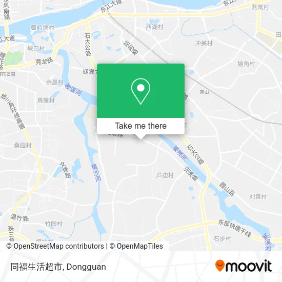 同福生活超市 map