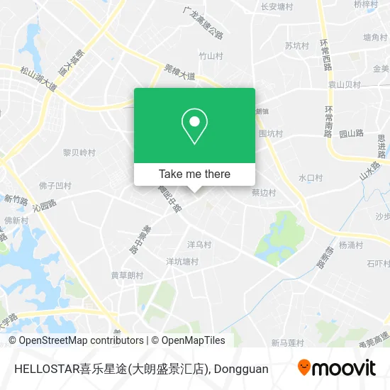 HELLOSTAR喜乐星途(大朗盛景汇店) map