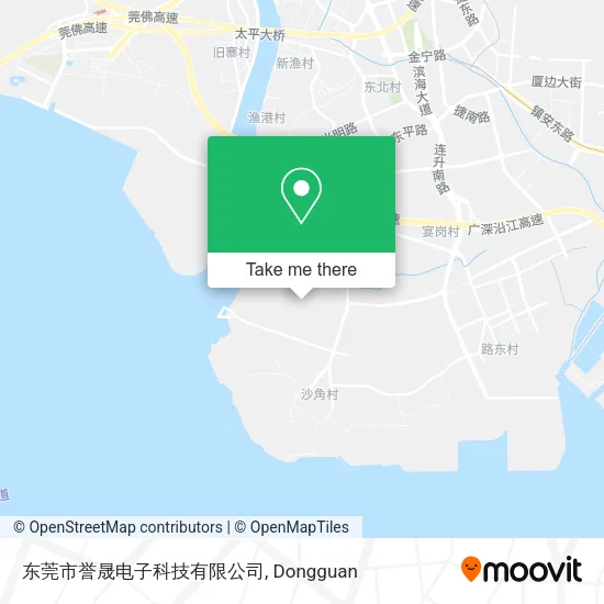 东莞市誉晟电子科技有限公司 map