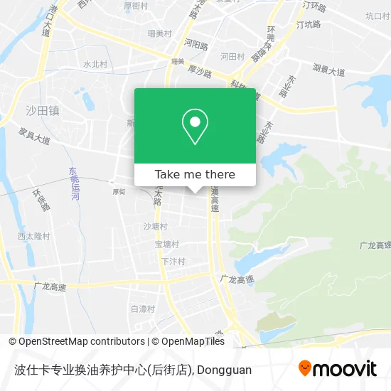 波仕卡专业换油养护中心(后街店) map