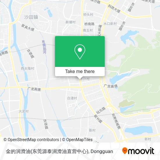 金的润滑油(东莞源泰润滑油直营中心) map
