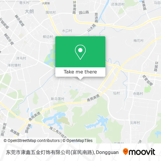 东莞市康鑫五金灯饰有限公司(富民南路) map