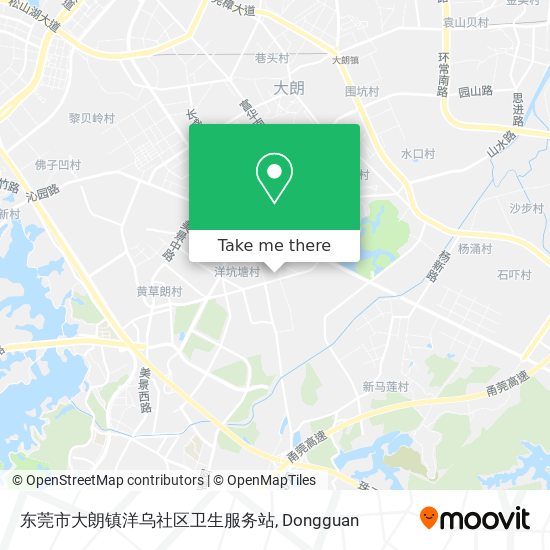 东莞市大朗镇洋乌社区卫生服务站 map