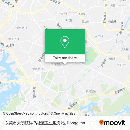 东莞市大朗镇洋乌社区卫生服务站 map