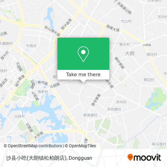 沙县小吃(大朗镇松柏朗店) map
