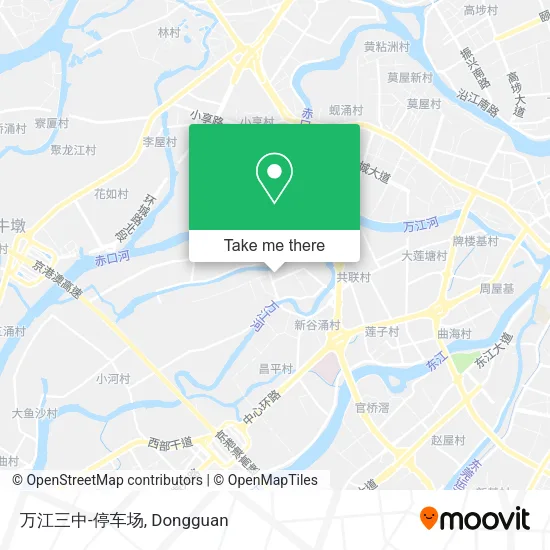 万江三中-停车场 map