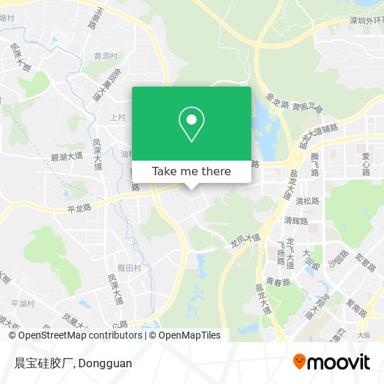 晨宝硅胶厂 map