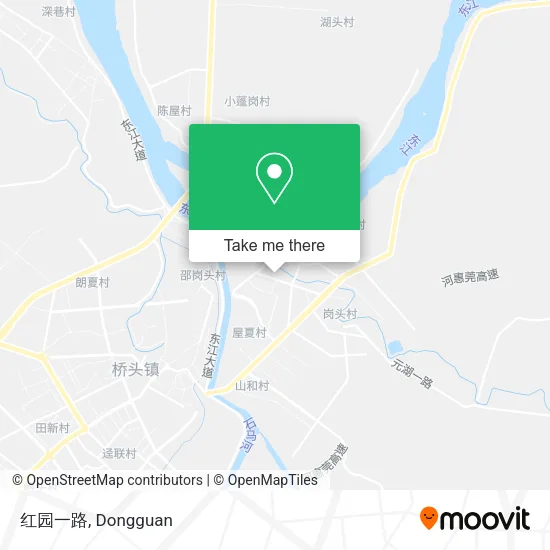 红园一路 map