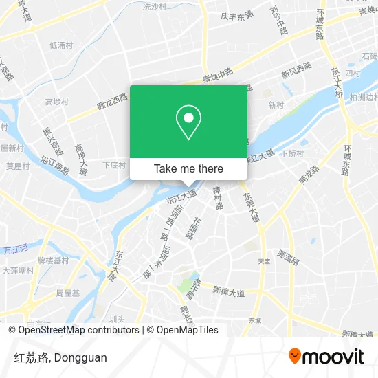 红荔路 map