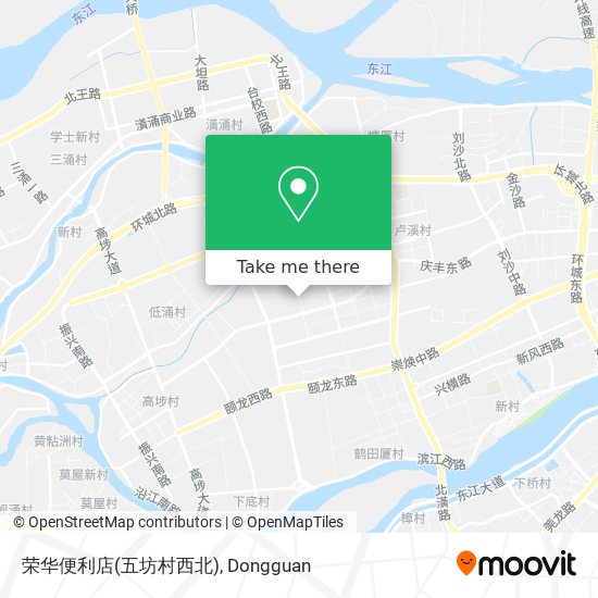 荣华便利店(五坊村西北) map