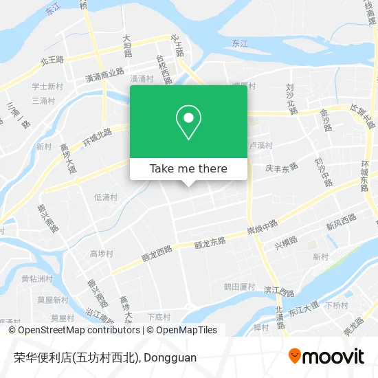 荣华便利店(五坊村西北) map