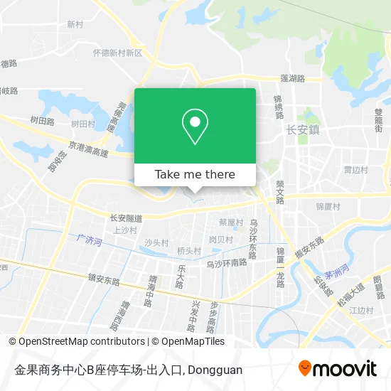 金果商务中心B座停车场-出入口 map