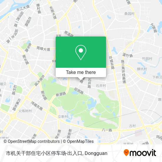 市机关干部住宅小区停车场-出入口 map
