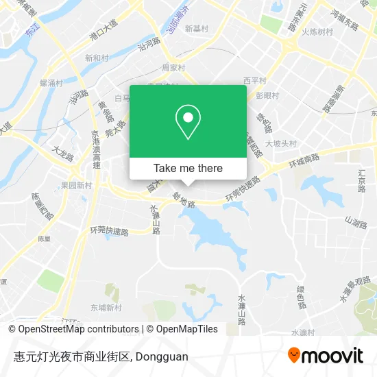 惠元灯光夜市商业街区 map