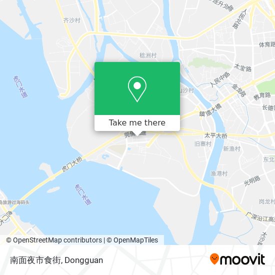 南面夜市食街 map