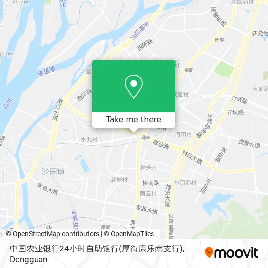 中国农业银行24小时自助银行(厚街康乐南支行) map