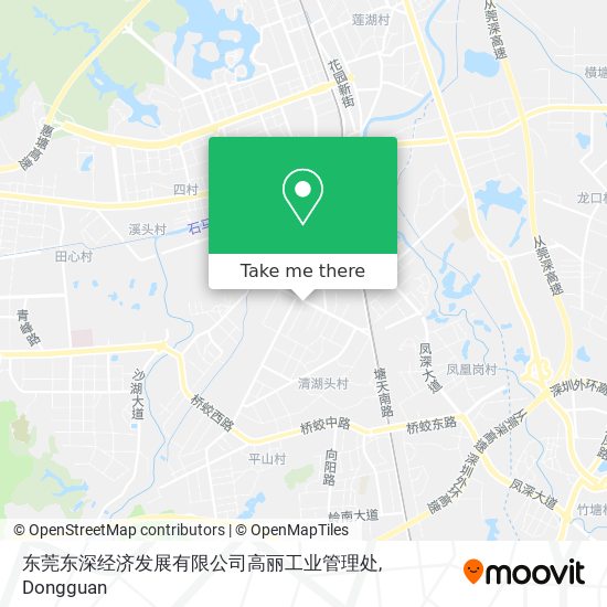 东莞东深经济发展有限公司高丽工业管理处 map