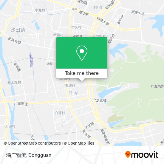 鸿广物流 map