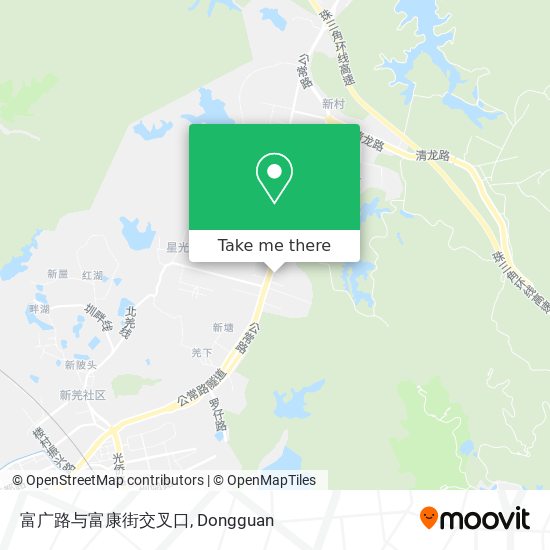 富广路与富康街交叉口 map