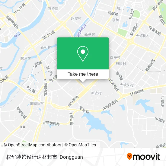 权华装饰设计建材超市 map