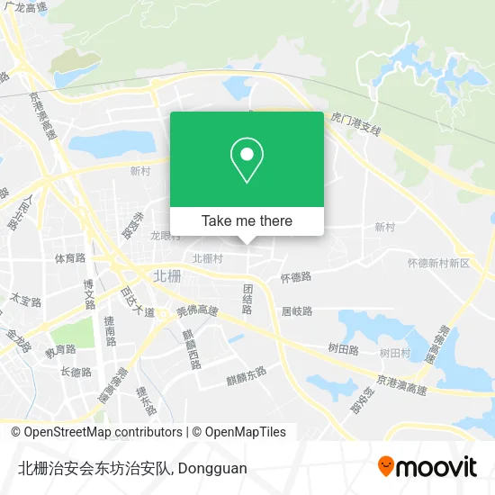 北栅治安会东坊治安队 map