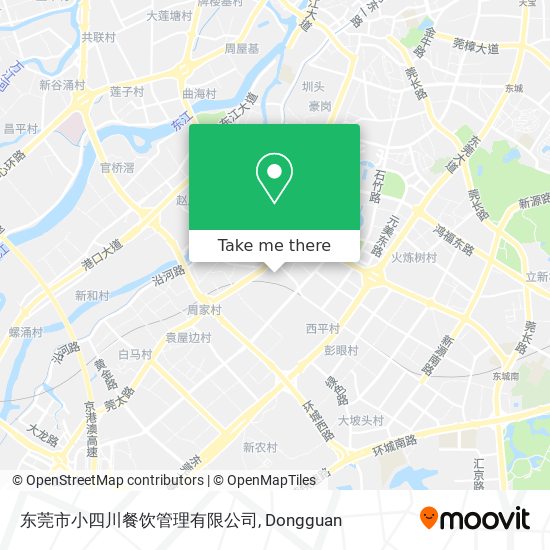东莞市小四川餐饮管理有限公司 map