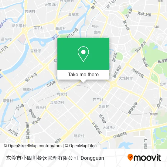 东莞市小四川餐饮管理有限公司 map