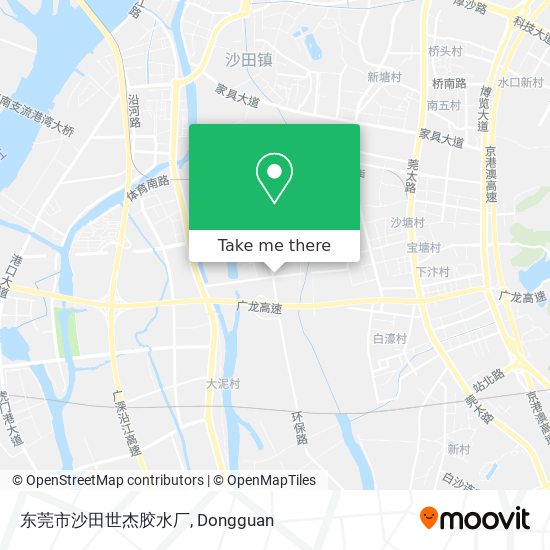 东莞市沙田世杰胶水厂 map