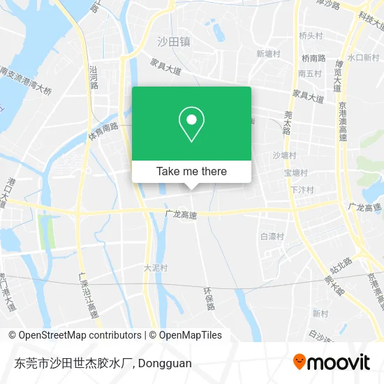 东莞市沙田世杰胶水厂 map