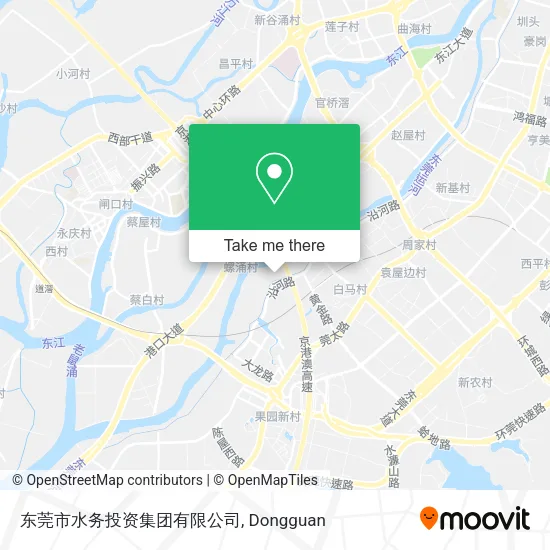 东莞市水务投资集团有限公司 map
