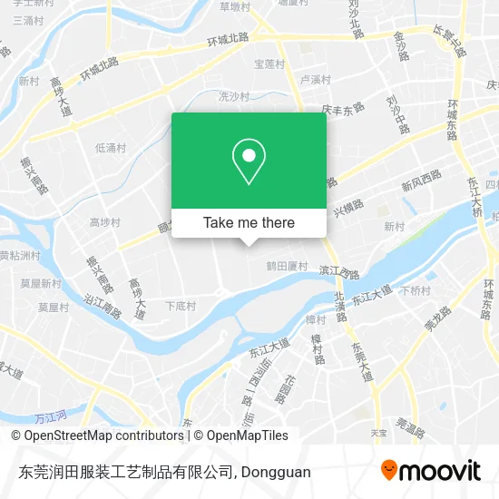 东莞润田服装工艺制品有限公司 map