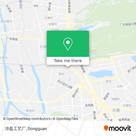 沛盈工艺厂 map