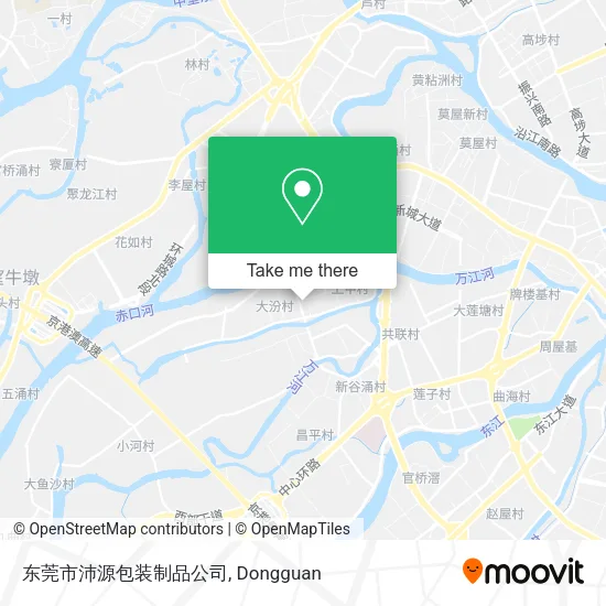 东莞市沛源包装制品公司 map