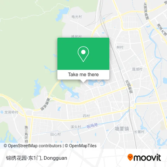 锦绣花园-东1门 map