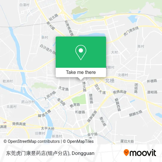 东莞虎门康昱药店(细卢分店) map