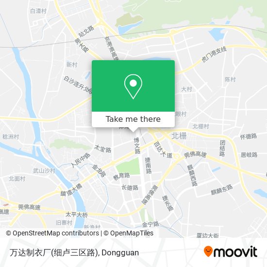 万达制衣厂(细卢三区路) map