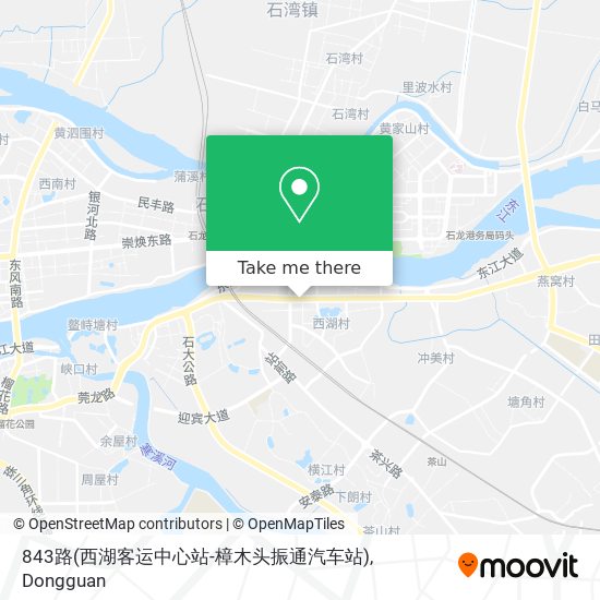 843路(西湖客运中心站-樟木头振通汽车站) map