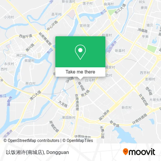 以饭湘许(南城店) map