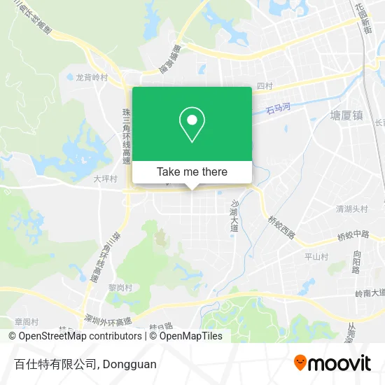 百仕特有限公司 map