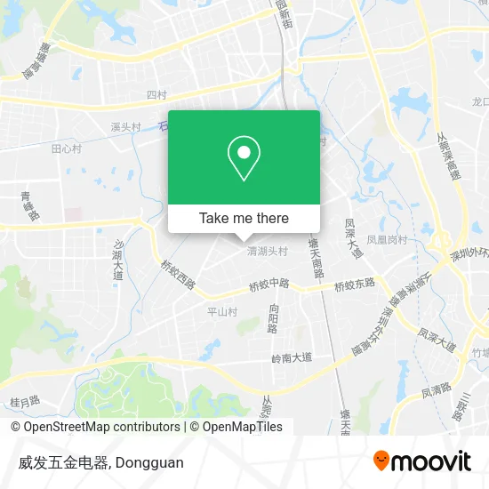 威发五金电器 map