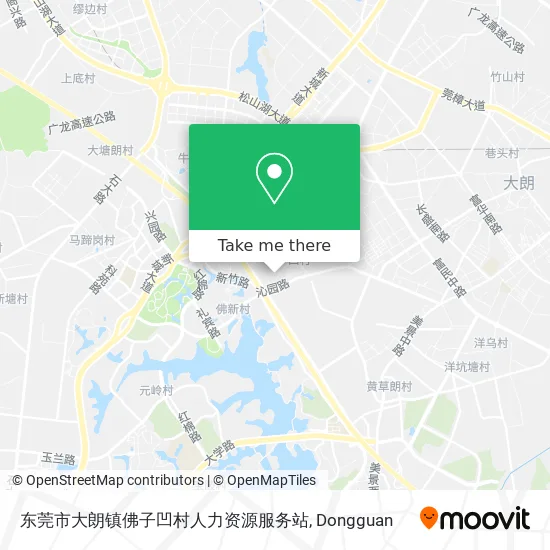 东莞市大朗镇佛子凹村人力资源服务站 map